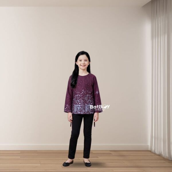 Batik Anak & Balita Sutena Burgundy Series